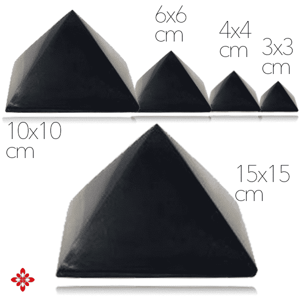 Shungite piramide gepolijst