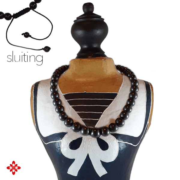 Collier de shungite Bez Metalia poli